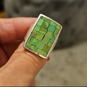 Green Turquoise Ring